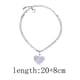 thumbnail image 3 of Joyería Tobillera Pulsera Cadena Playa Mujeres Pie Corazón Tobillera, 3 of 5