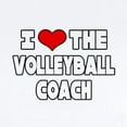 thumbnail image 2 of CafePress - I Love The Volleyball Coach Infant Bodysuit - Baby Light Bodysuit, Size Newborn - 24 Months, 2 of 4