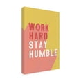 thumbnail image 2 of Becky Thorns 'Work Hard Stay Humble' Canvas Art, 2 of 3