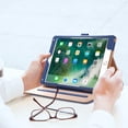 thumbnail image 4 of ProCase Leather Folio Case for iPad 9.7 Inch iPad 6th/5th Generation /iPad Air 2/Air 1 -Navy, 4 of 8