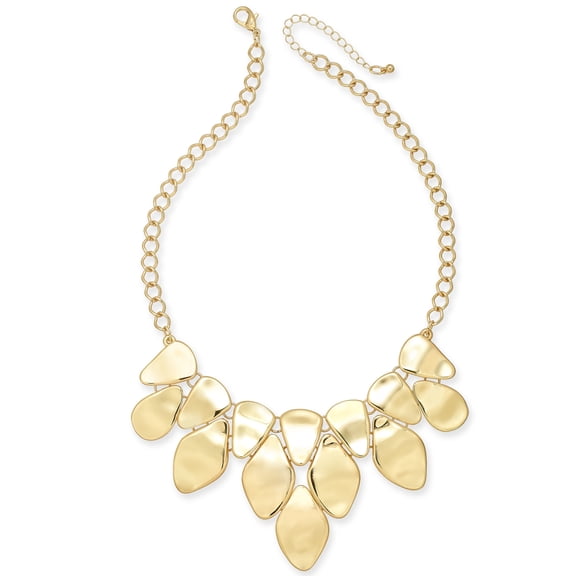 Style & Co Silver-Tone Sculptural Statement Necklace