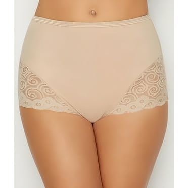 Bali Brief with Lace Firm Control 2-Pack