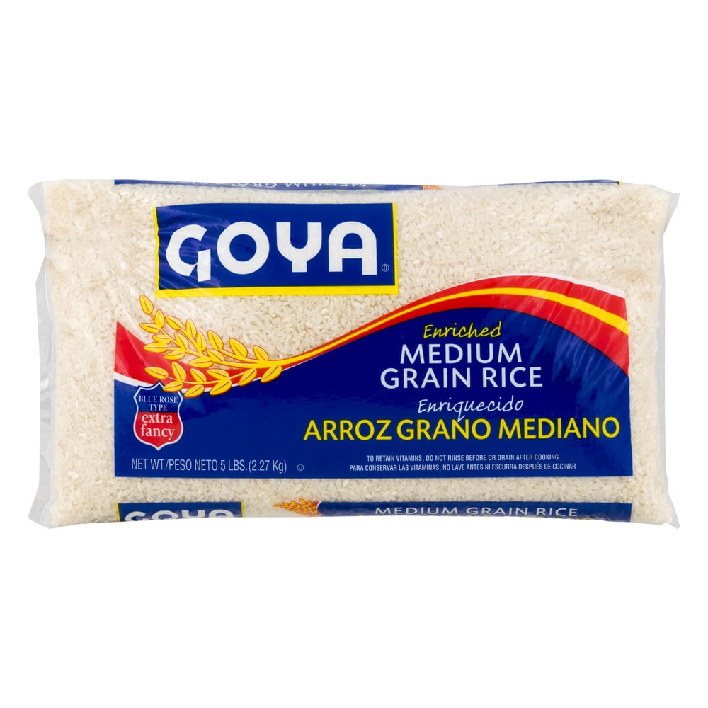 Goya Enriched Medium Grain Rice, 5.0 LB by GOYA FOODS, INC.