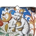thumbnail image 2 of Calendario Gato Medieval 2025 Pared Con Pintura 12 Meses, 2 of 4