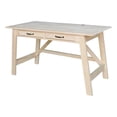 thumbnail image 1 of Scranton & Co Serendipity Wood Desk with 2 Drawers in Unfinished, 1 of 11