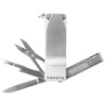 thumbnail image 3 of Dakota 91188 Stainless Steel & Aluminum Money Clip Multi-Tool with Microlight, Silver, 3 of 4