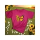thumbnail image 2 of Blusa con Estampado de Mariposa y Girasoles – Diseño Único y Significativo Color Fucsia Talla Mediana Marca Emil SaEs, 2 of 4