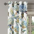 thumbnail image 3 of Ambesonne Floral Grommet Curtain, Hydrangea Flowers Summer Art, 50"x96", Lavender and Sky Blue, 3 of 5