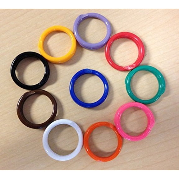 25 Poultry Spiral ID Leg Bands Standard Size 11