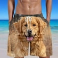thumbnail image 2 of SnZhen Swim Under $15 Mens Swimming Trunks Men's Flame Printing Special Hawaiian Print Beach Casual Trouser Shorts Pant, 2 of 5