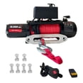 thumbnail image 1 of Bingirl 1 Steel Vehicle Winch Without SC9500 Electric Synthetic Rope Winch 10000lbs 30hp Synthetic Rope 85 Feet 7 20 Inch, 1 of 5