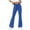 Blue, variant on Yoga Pants Women Flared Drawstring Comfy Trendy Slimming Yoga Pants Elastic Spandex High Waist 7/8 Length Pants Solid Leggings for Ladies Joggers Party Black