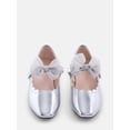 thumbnail image 3 of Wonder Nation Little Girls and Big Girls Scallop Ballet Flats with Tulle Bow, 3 of 5