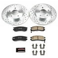 thumbnail image 3 of PowerStop Rear Z23 Evolution Sport Carbon-Fiber Ceramic Brake Pad and Drilled & Slotted Rotor Kit Fits: BUICK CADILLAC OLDSMOBILE PONTIAC Select Models K1526, 3 of 10