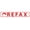 Red, variant on Printtoo Refax Self Inking Rubber Stamp Pre-Inked Office Stamp- Home Office Business Stationery, Red- 42 x 9 mm