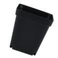 thumbnail image 5 of NFTIGB Plastic Square Plant Pot Planter 3.15 in / 8 cm with Tray Succulent Container Black, 5 of 9