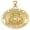Yellow Gold, variant on PicturesOnGold.com Nuestra Senora De Suyapa Medal Pendant Female Adult - 1 inch 14K Yellow Gold