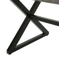 thumbnail image 6 of GDF Studio Rosarito Outdoor Aluminum Dining Table, Gray, 6 of 12