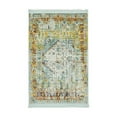 thumbnail image 3 of Unique Loom Baracoa Collection Area Rug - Cayo Hueso (2' 2" x 3' 1" Rectangle Light Blue/Beige), 3 of 7