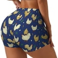 thumbnail image 1 of Fotbe Funny Chicken Shorts Sin Costuras – Shorts Deportivos de Cintura Alta para Mujer, Elásticos para Gimnasio, Yoga, Running o Ciclismo-X-Large, 1 of 8