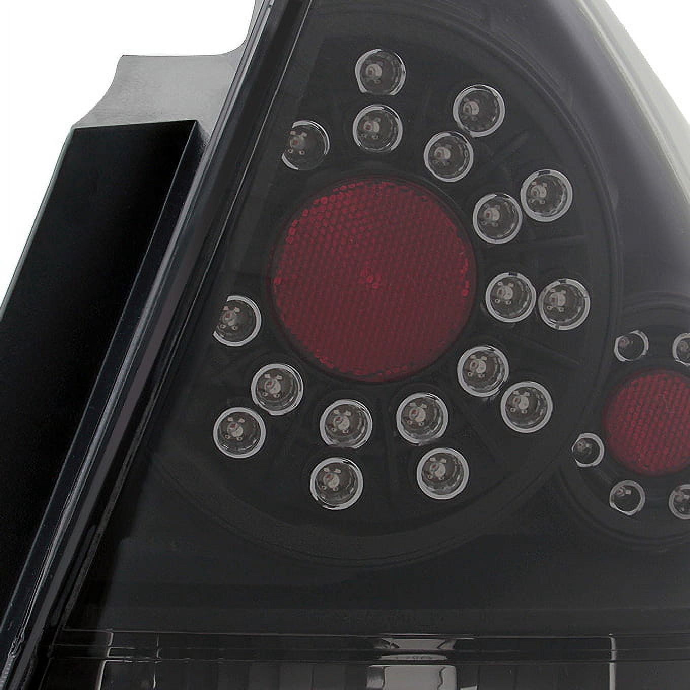 AKKON - For Chevy Impala Sedan Black Smoked LED Rear Tail Lights Brake Lamps Replacement Left + Right Pair Set