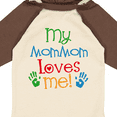thumbnail image 4 of Inktastic Mommom Loves Me Childs Boys or Girls Long Sleeve Baby Bodysuit, 4 of 5