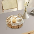 thumbnail image 2 of Baoblaze Handmade Storage Basket Desktop Sundries Organizer for Bread Snack Breakfast Round S, 2 of 5