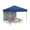 Blue, variant on WildBreak 10 x 10 feet Pop Up Canopy, with 4 Sidewalls, with One Button Push Setup - White