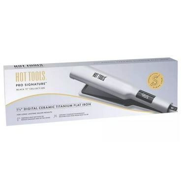 Hot Tools Pro Signature Ceramic   Titanium Digital Flat Iron - 1.5"