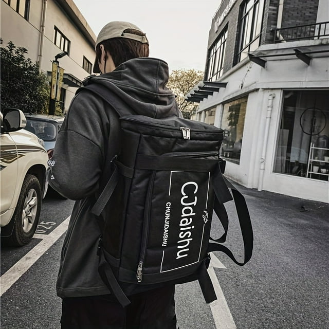 Men's Stylish XL Backpack - Adjustable & Multifunctional for Students