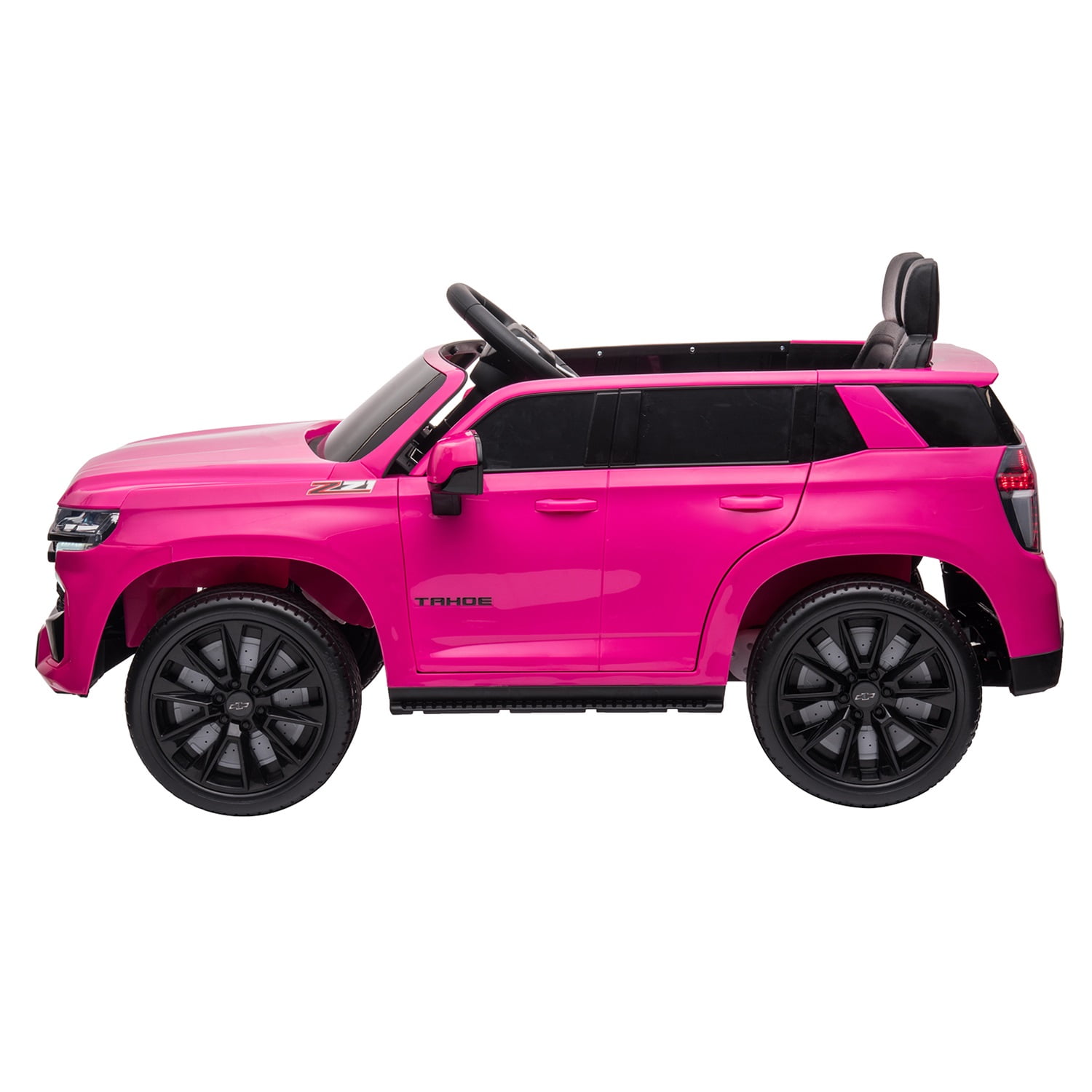 CIPACHO Licensed Chevrolet 12V Ride On, Electric Kids Car Toys with 2.4G Remote Control Dual Drive SUV, Pink