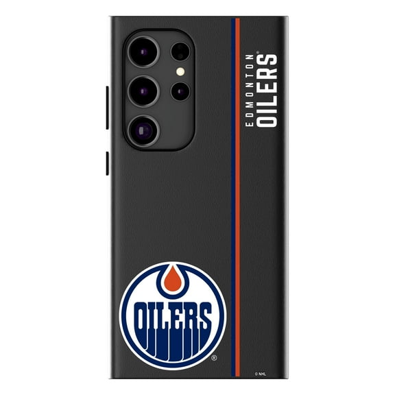 Keyscaper Black Edmonton Oilers Galaxy Magnetic Bump Case