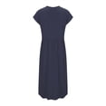 thumbnail image 5 of Dresses for Women, Women Casual Loose Boho Dress with Pockets Short Sleeve Long Maxi Summer Beach Swing Dresses Sundress, 5 of 5