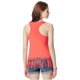 thumbnail image 2 of Aeropostale Camiseta sin mangas con espalda cruzada con flecos para mujer, rojo, pequeño Aeropostale Camiseta sin mangas, 2 of 2