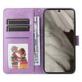 thumbnail image 4 of TECH CIRCLE Phone Case for Google Pixel 8,Google Pixel 8 Wallet Case Sunflower Embossed PU Leather Flip Phone Cover Card Slots Magnetic Clasp Stand Kickstand Case with Hand Strap,Purple, 4 of 9