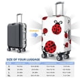 thumbnail image 6 of Daiia Fly Flying Ladybug Luggage Cover, Thickened Washable Travel Luggage Covers, Elastic Unique Baggage Covers for 18-20 inch Luggage-Medium, 6 of 9