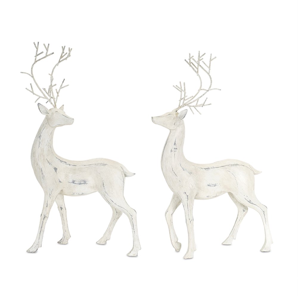 Deer (Set of 2) 20.5"H Resin