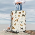 thumbnail image 7 of Rateoe Dogs Funny Pets Printed Luggage Cover, Suitcase Protector Fits 18-32 Inch Luggage-Large, 7 of 7