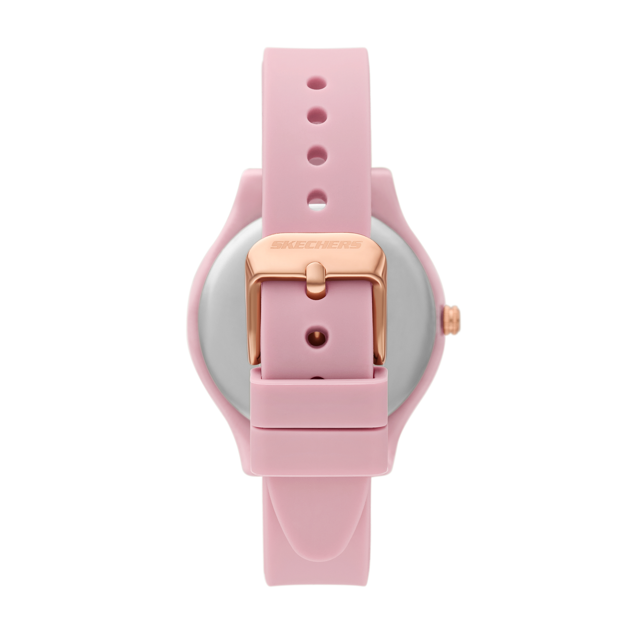 Skechers Women's Carmelina Analog Blush Silicone Watch