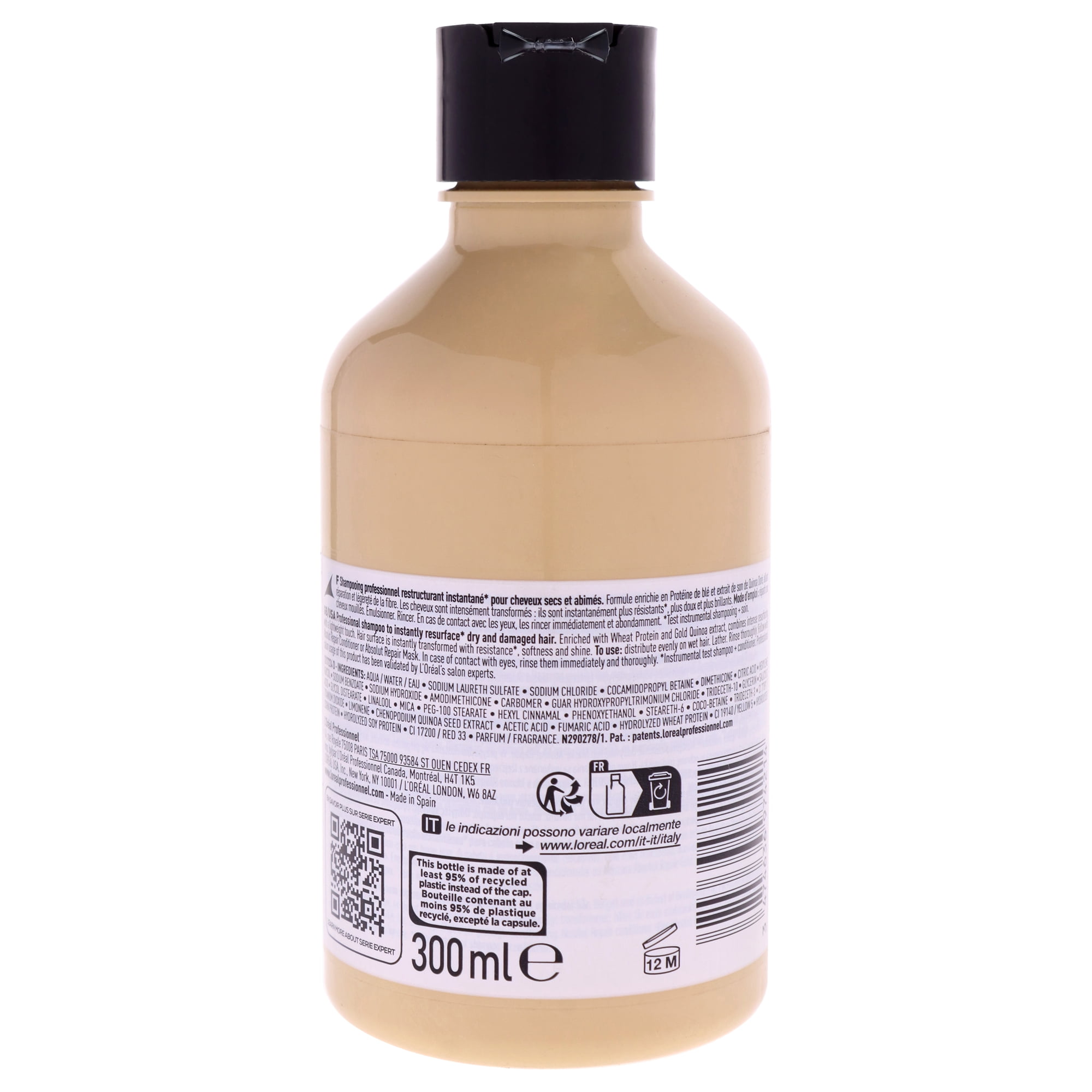 L'Oréal Paris Serie Expert Absolut Repair Shampoo , 10.1 oz Shampoo