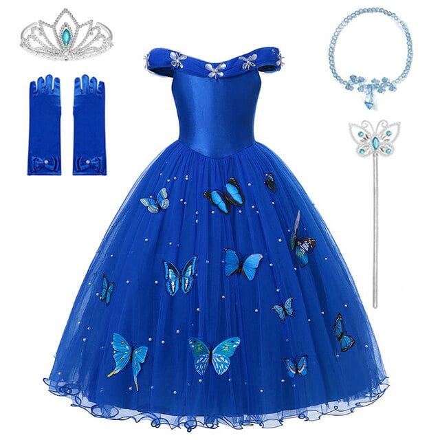 Disney vestido de princesa Rapunzel para niños, conjunto de disfraces enredados, ropa de fantasía para fiesta de cumpleaños, Carnaval y Halloween Fivean unisex