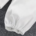 thumbnail image 4 of Blusa y camisa de manga larga con cuello vuelto Camisa de niña Camisa con pajarita Traje elegante para niños Camisa blanca Capa base Camiseta/camisa de manga larga con solapa Blusa para niños, 4 of 6