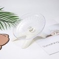 thumbnail image 3 of Hamster Flying Saucer Exercise Wheel Silent Plastic Running Wheel Playing Toy(White), 3 of 5