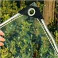 thumbnail image 2 of Lona transparente para exteriores con ojales, lona de plástico de PVC, lona transparente impermeable a prueba de desgarros y viento para plantas, techo de invernadero, 1,2 mx 3 m,Hanbing, 2 of 5