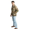 thumbnail image 6 of Realtree Men’s Poly Cotton Hoodie Sweatshirt, EDGE Camo, Soft Midweight Pullover with Adjustable Hood, Front Pouch Pocket | Size L, 6 of 9