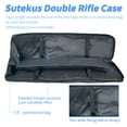 thumbnail image 2 of Sutekus Double Gun Case Range Bag With Divider and Storage Pockets Multifunctional Storage Bag, 47" Black, 2 of 6