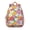 Rose-gold, variant on Backpack Featuring Pastel Daisy Floral Prints with Durable Water Resistant Construction for Office Essentials, Outdoor Recreation and Weekend Escapes