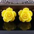 thumbnail image 6 of Raindrops 50pcs Resin Flower Charms Flatback Rose Assorted Colors for Jewelry Making Necklace, 6 of 8