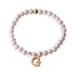 thumbnail image 1 of Pulseras Mujer de Perlas con Iniciales Oro 18k LuckyLy, Modelo Galia blanco UNITALLA, 1 of 6