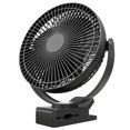 thumbnail image 1 of Toystoory Ventilador eléctrico de de habitación con carga USB, de 10000 mAh, ventiladores de techo para viajes al aire libre, Electrodomésticos Negro, 1 of 6
